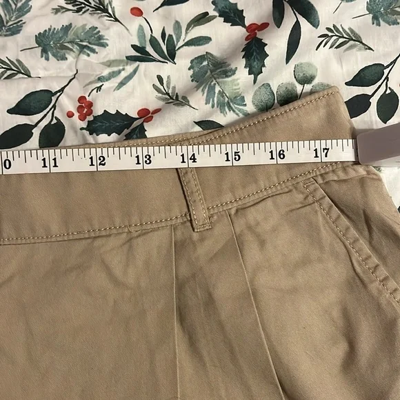 loft khaki poplin pants size 14 - Picture 5 of 9